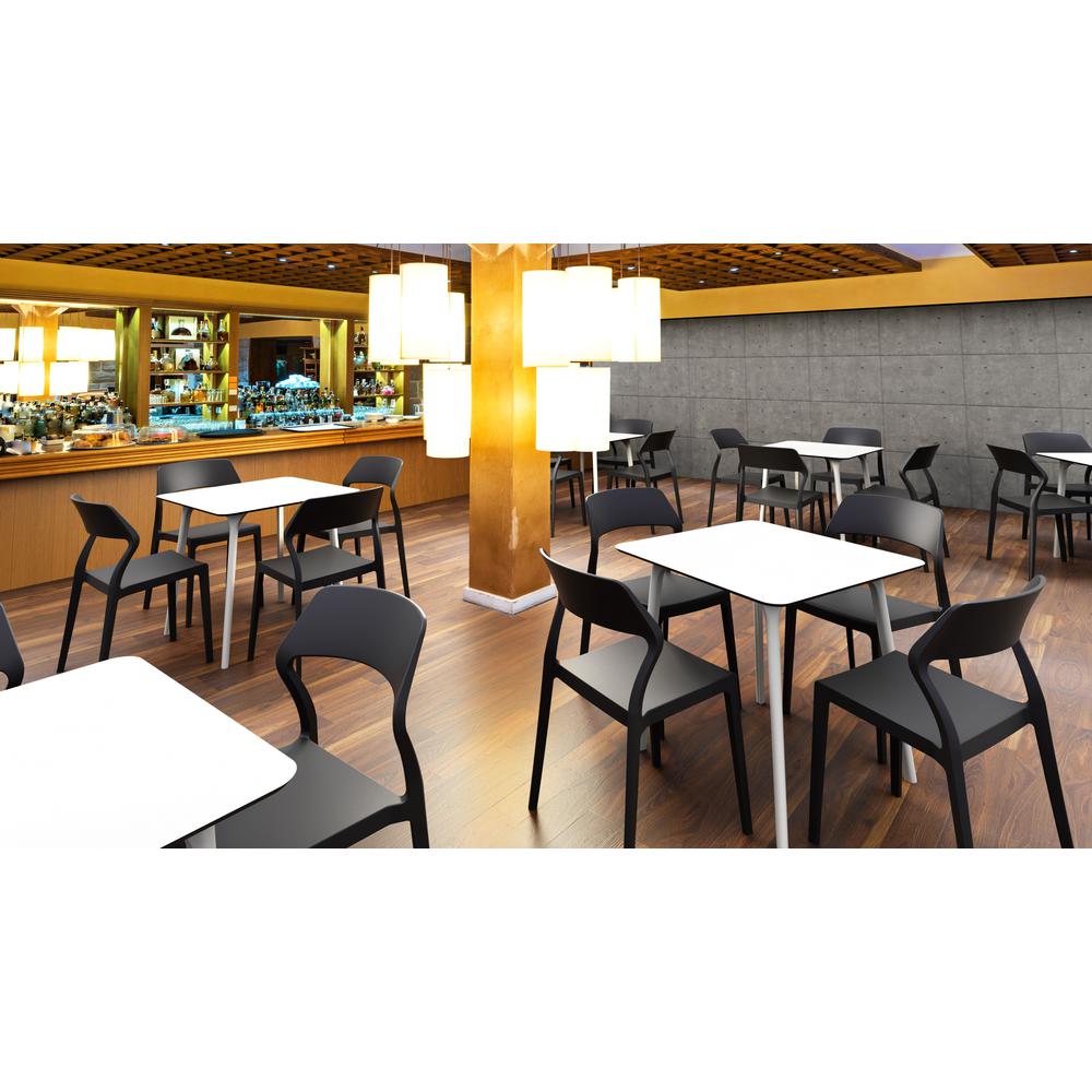 Snow Dining Chair Black, Set of 2. Picture 7