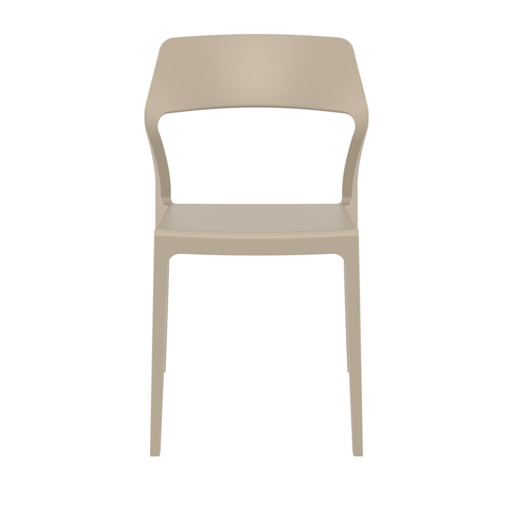 Snow Dining Chair Taupe, Set of 2. Picture 5