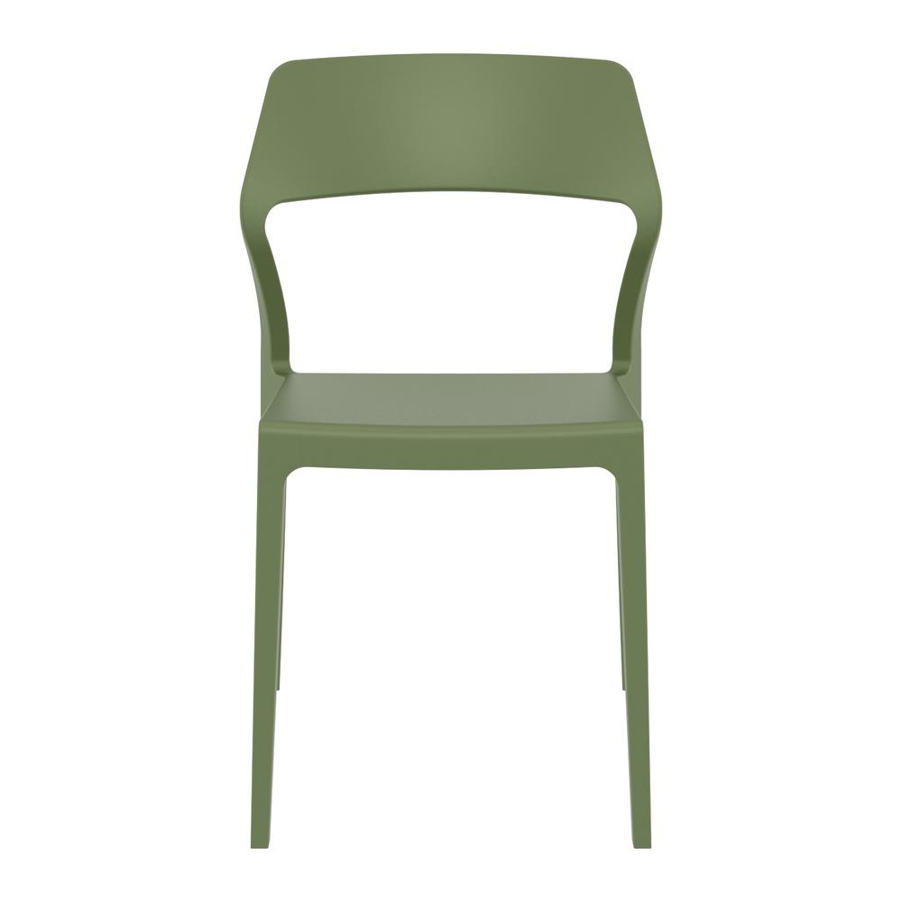 Snow Dining Chair Olive Green, Set of 2. Picture 3