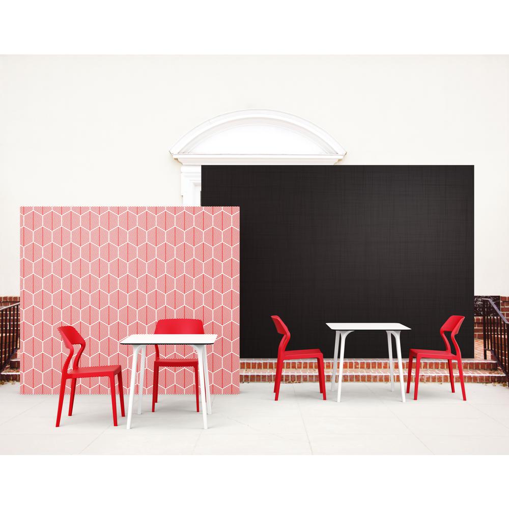 Snow Dining Chair Red, Set of 2. Picture 9
