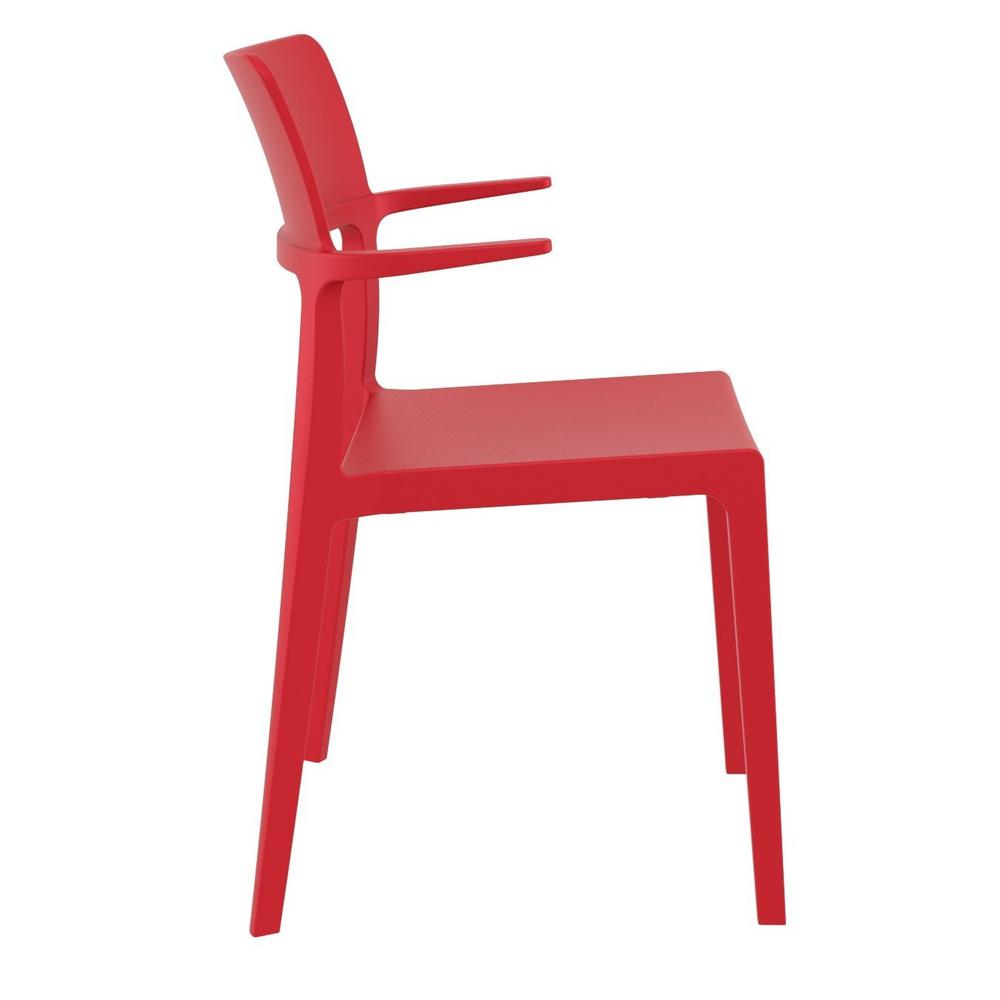 Plus Arm Chair Red, Set of 2. Picture 4