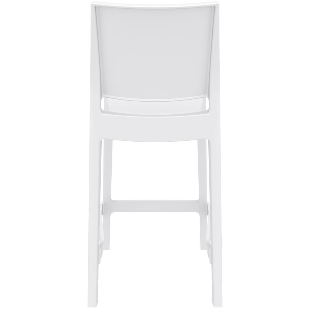 Maya Resin Bar Stool White, Set of 2. Picture 4