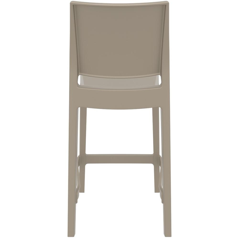 Maya Resin Counter Stool Taupe, Set of 2. Picture 4