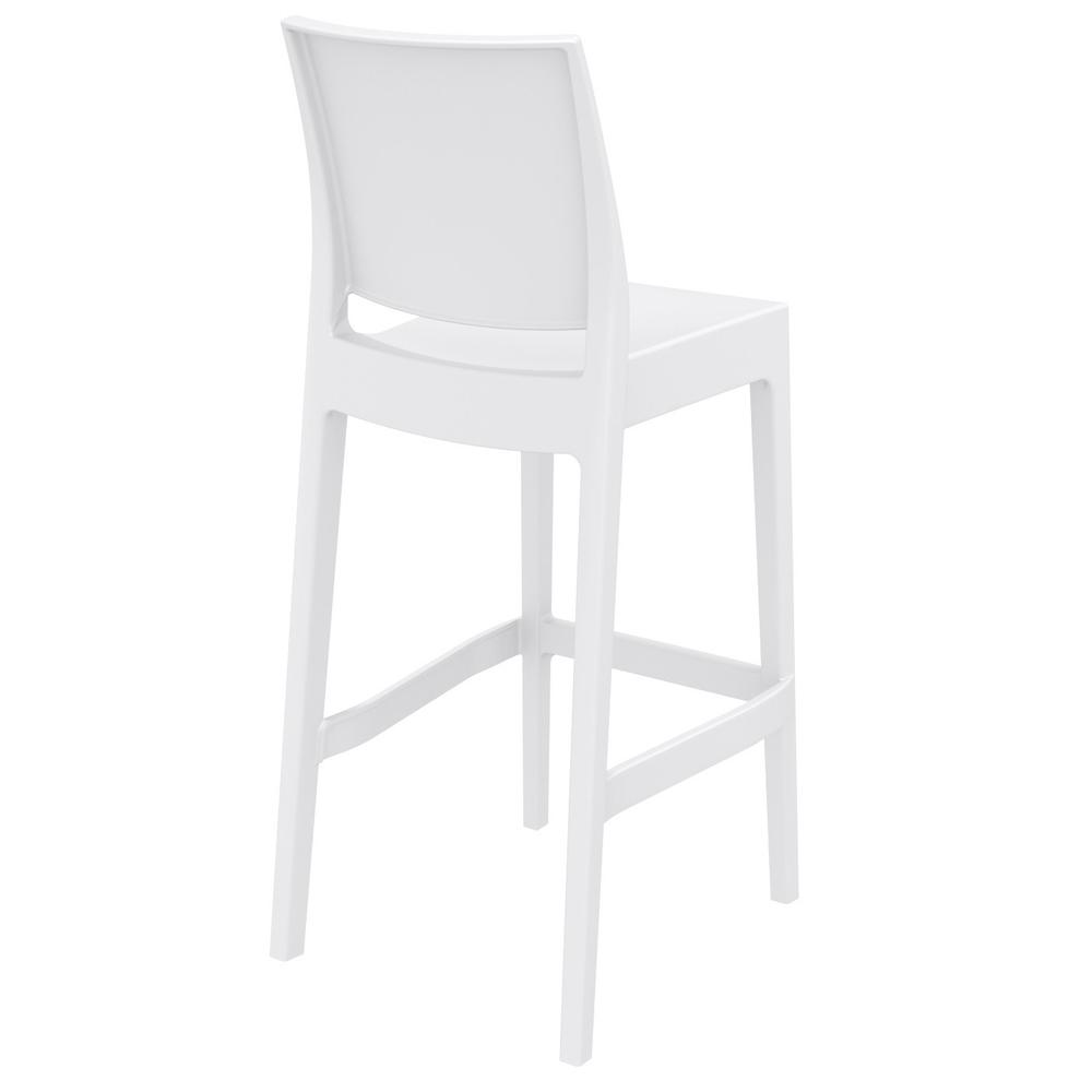Maya Resin Counter Stool White, Set of 2. Picture 3