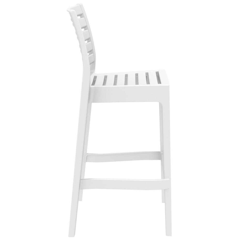 Ares Resin Bar Stool White, Set of 2. Picture 1