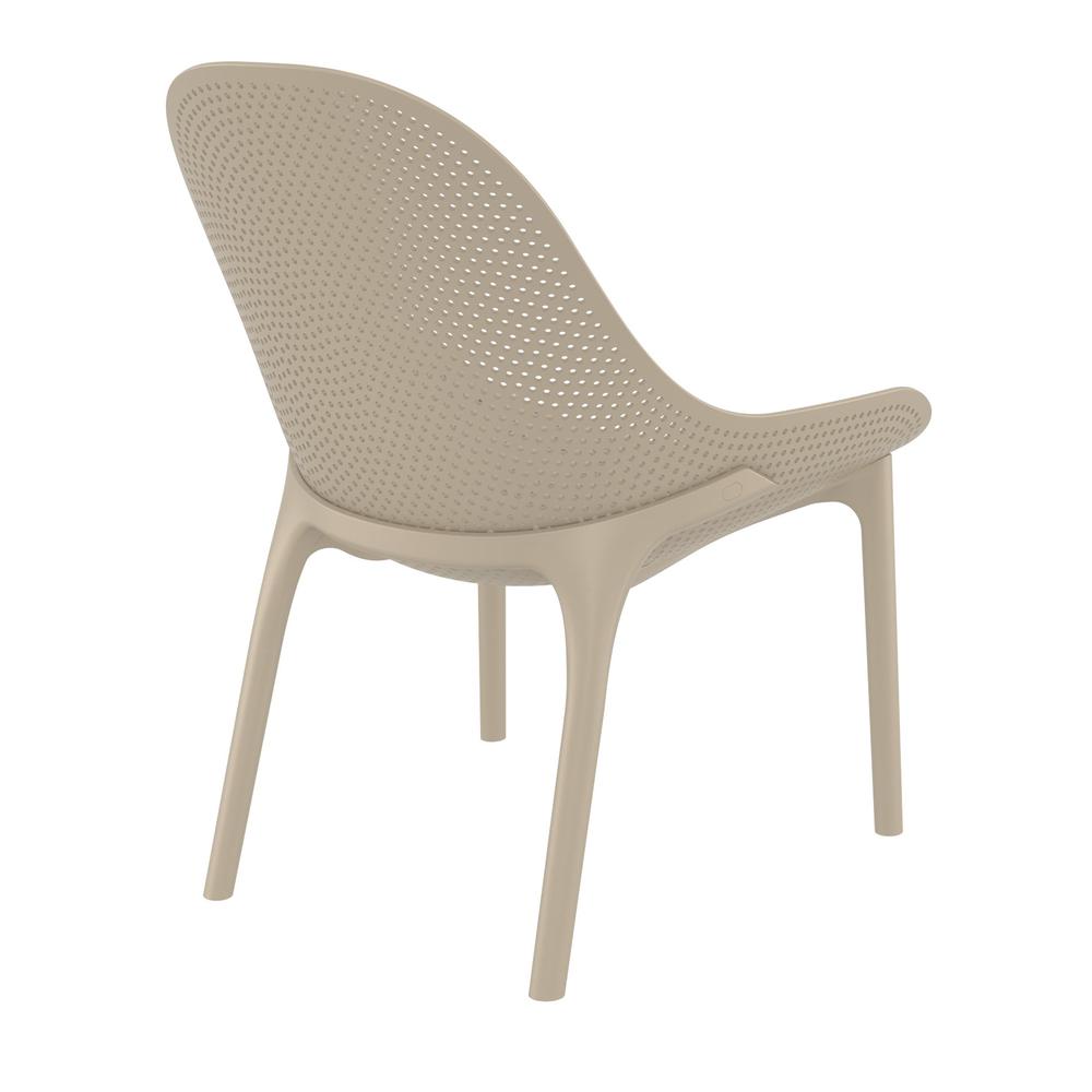 Sky Lounge Chair Taupe, set of 2. Picture 3