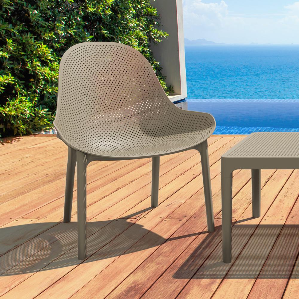 Sky Lounge Chair Taupe, set of 2. Picture 8