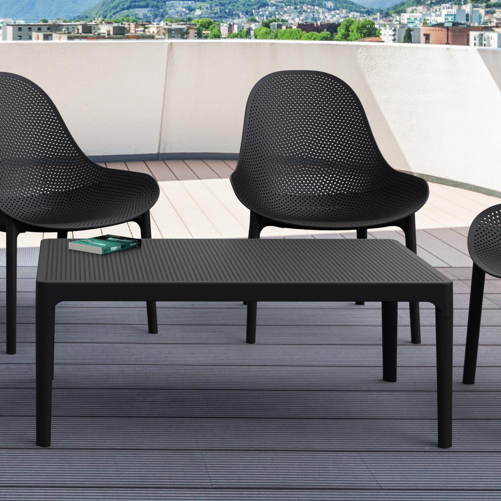Sky Lounge Table 39 inch Black. Picture 4