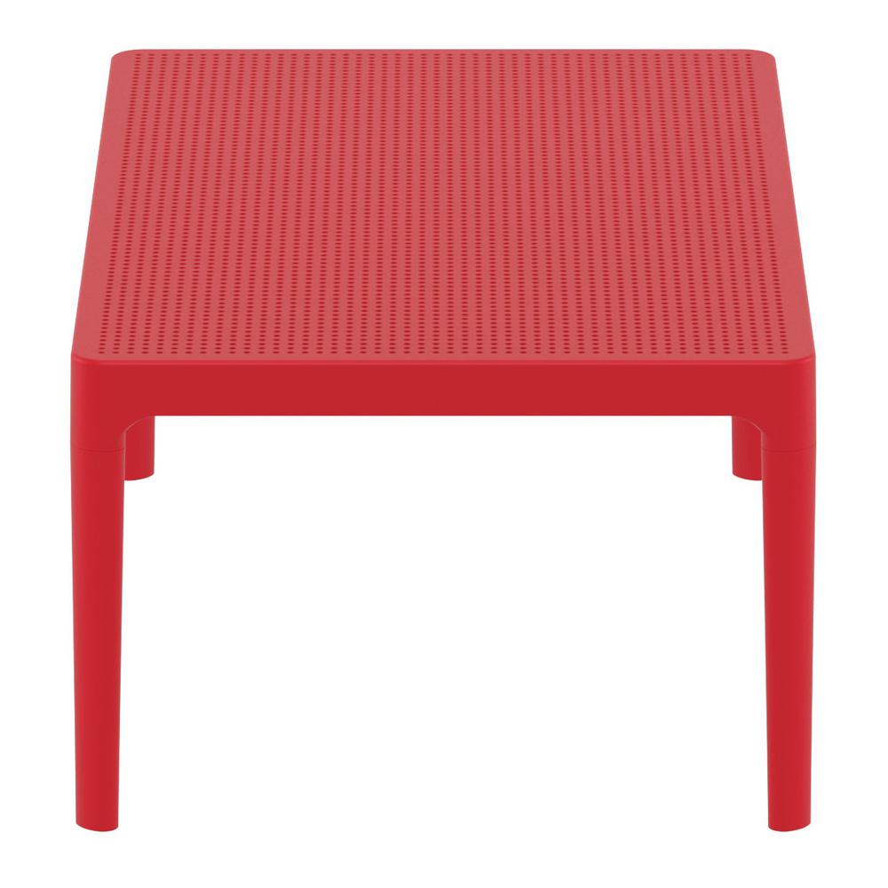 Sky Lounge Table 39 inch Red. Picture 3