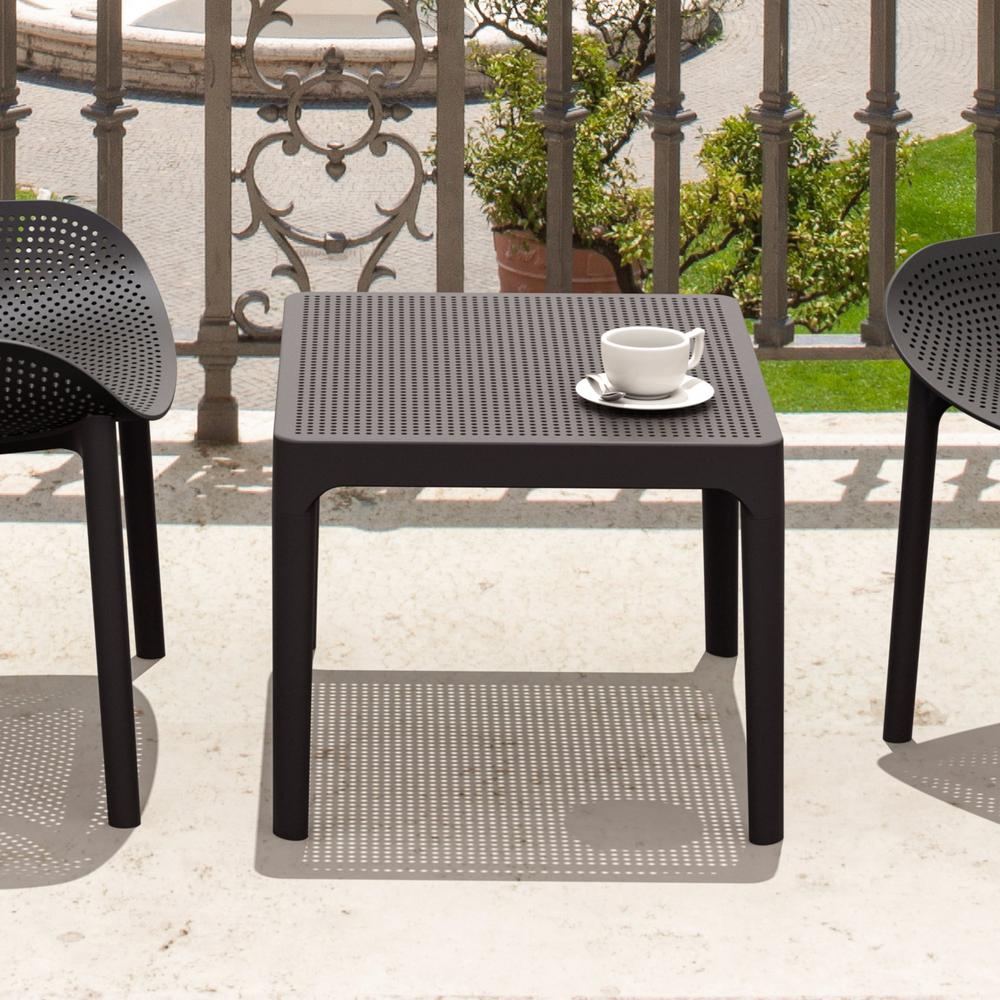 Sky Side Table 24 inch Black. Picture 4