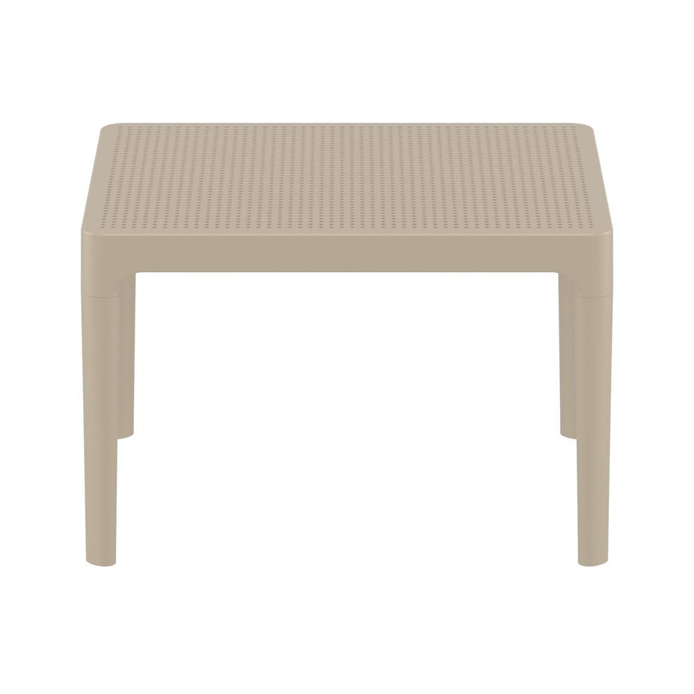 Sky Side Table 24 inch Taupe. Picture 2