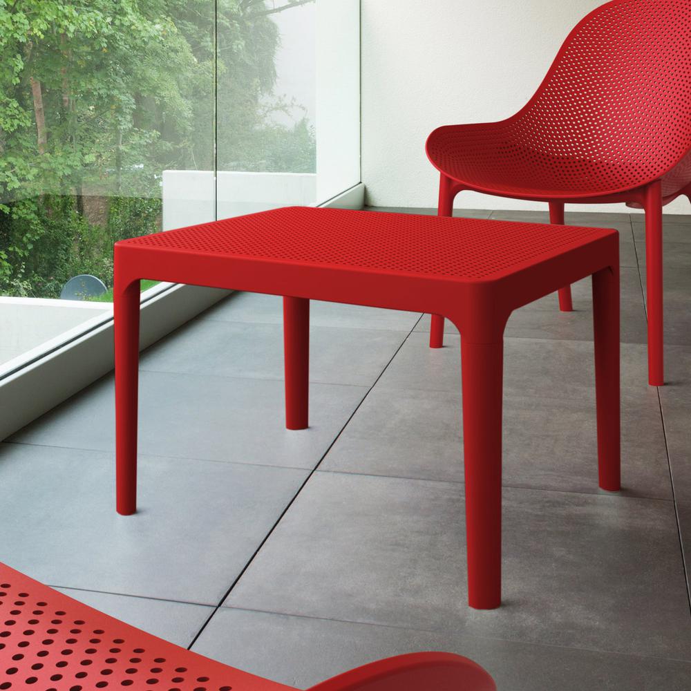Sky Side Table 24 inch Red. Picture 4