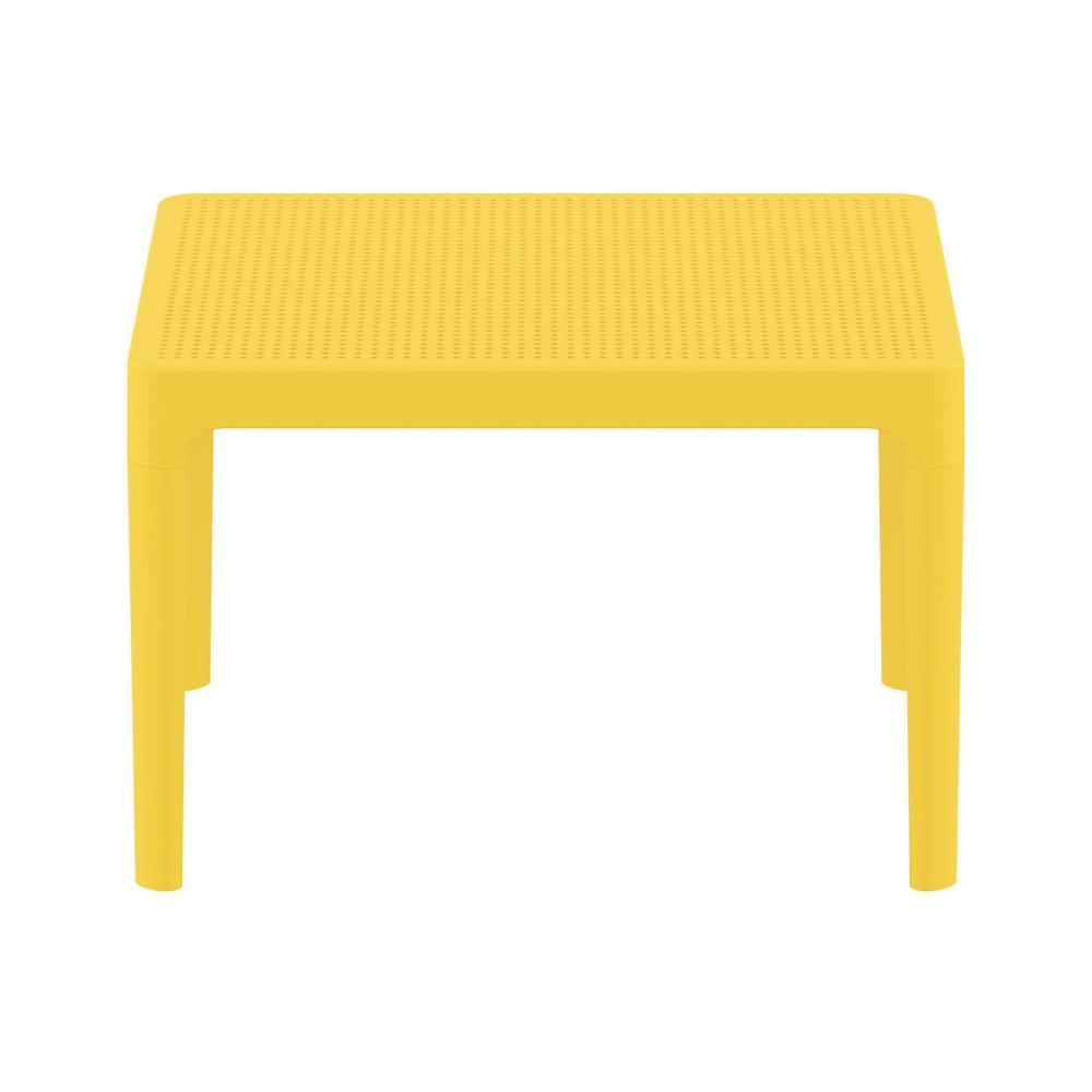 Sky Side Table 24 inch Yellow. Picture 2