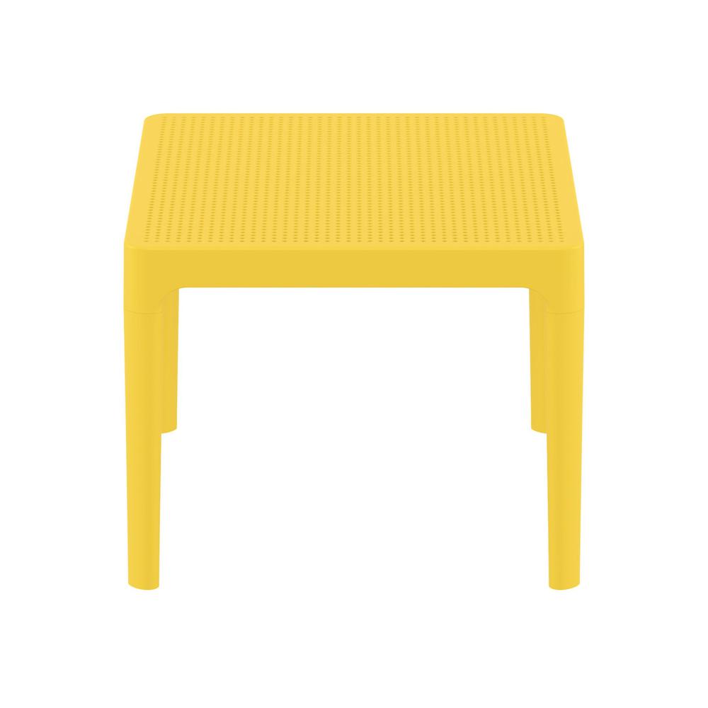 Sky Side Table 24 inch Yellow. Picture 3