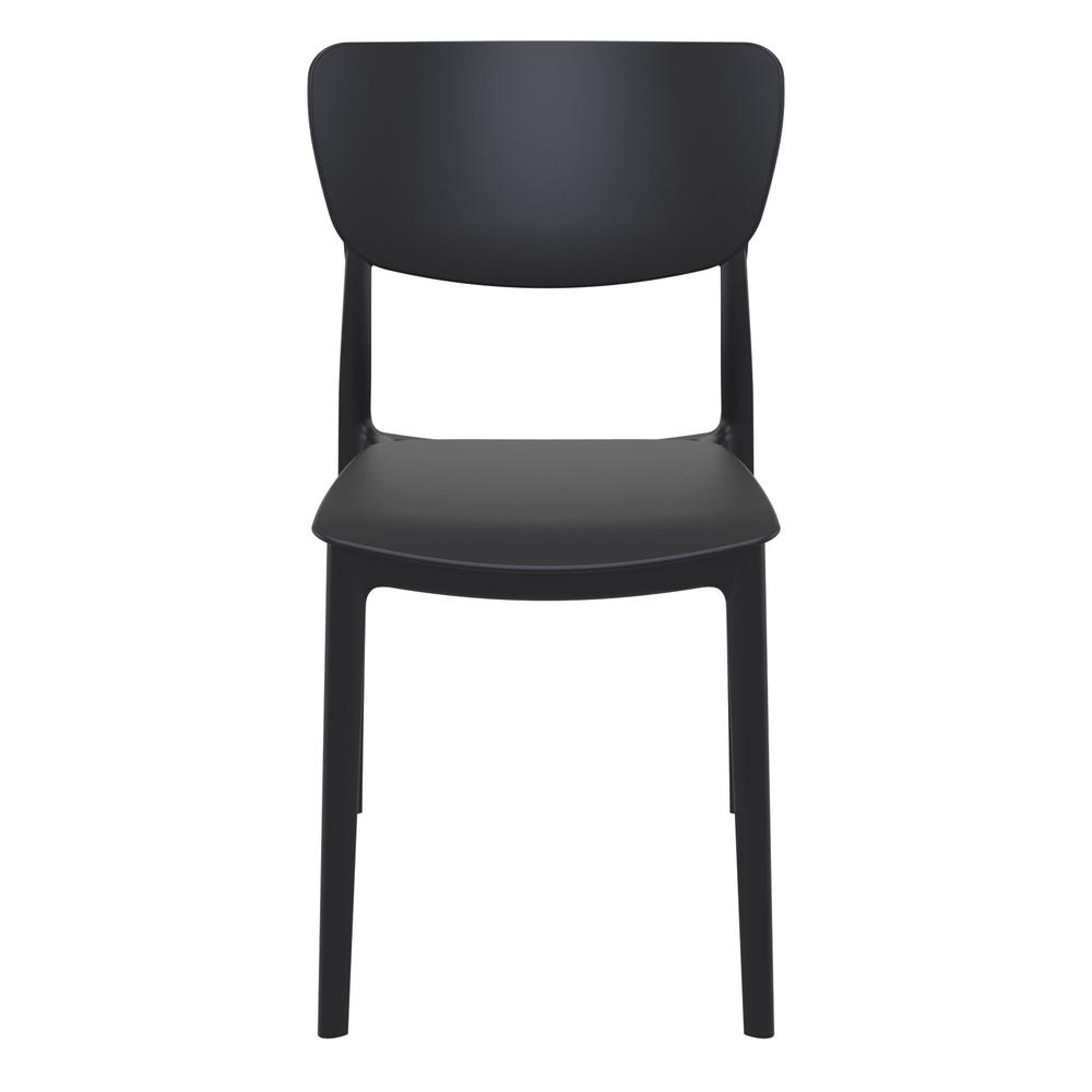 Monna Outdoor Dining Chair Black, Set of 2. Picture 4