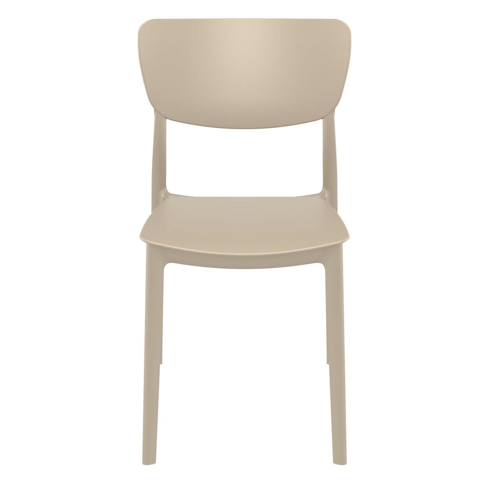Monna Outdoor Dining Chair Taupe, Set of 2. Picture 3