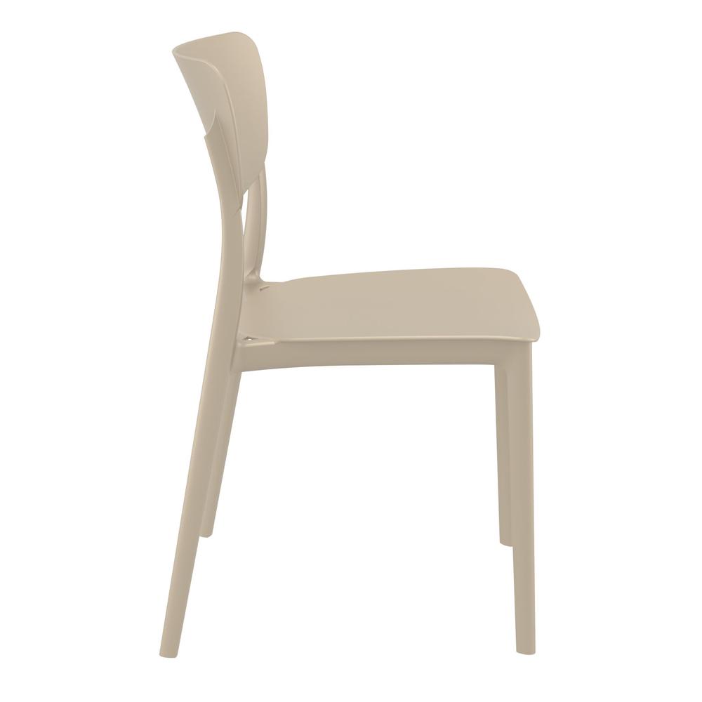 Monna Outdoor Dining Chair Taupe, Set of 2. Picture 4