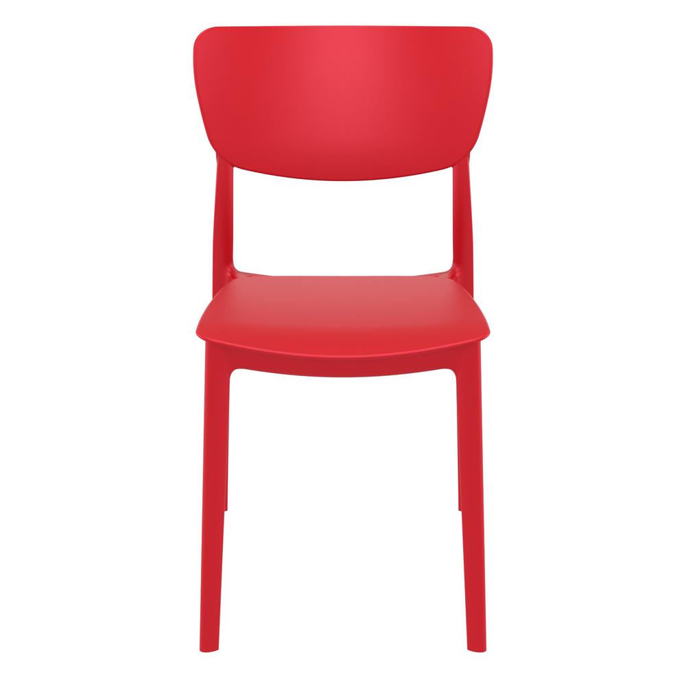 Monna Outdoor Dining Chair Red, Set of 2. Picture 3