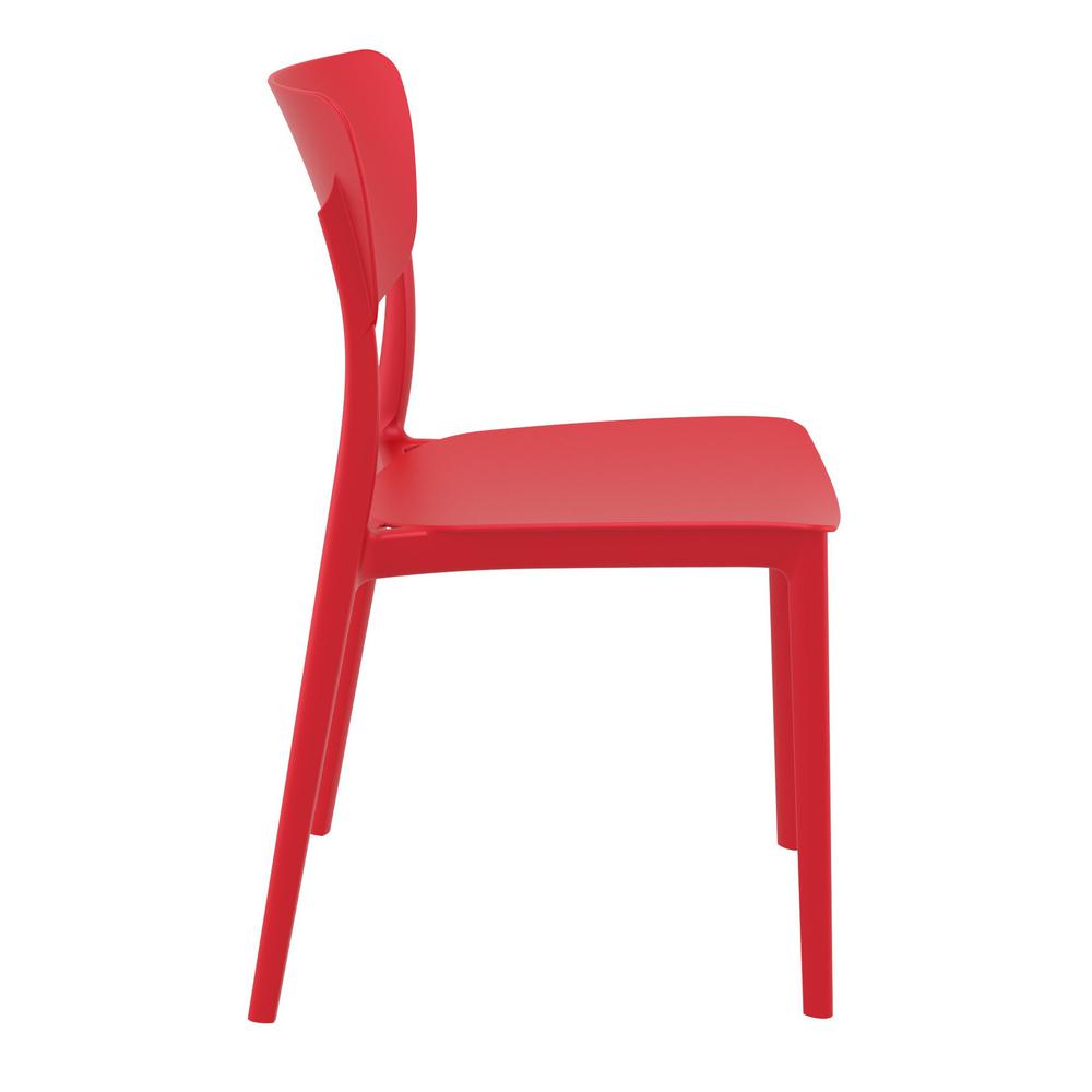 Monna Outdoor Dining Chair Red, Set of 2. Picture 4