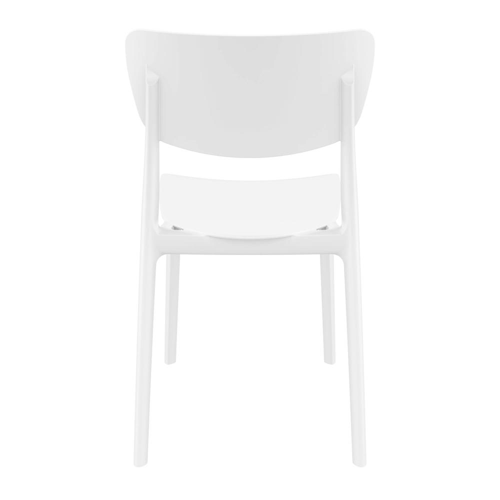 Monna Outdoor Dining Chair White, Set of 2. Picture 5