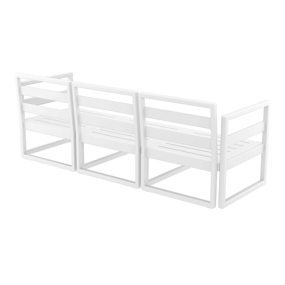 Mykonos Patio Sofa White with Sunbrella Natural Cushion. Picture 10