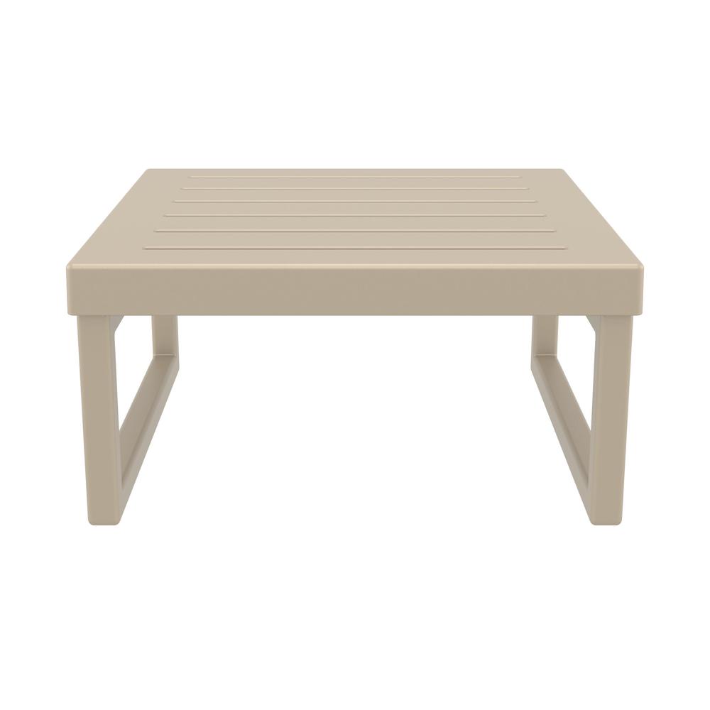 Mykonos Square Coffee Table Taupe. Picture 3