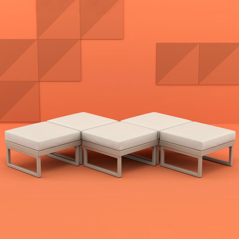 Mykonos Square Coffee Table Taupe. Picture 5