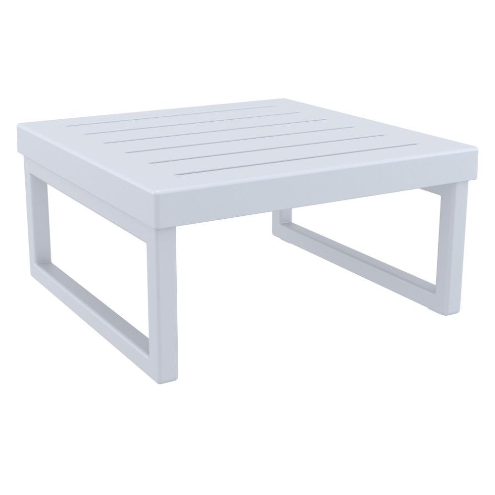 Mykonos Square Coffee Table Silver. Picture 1