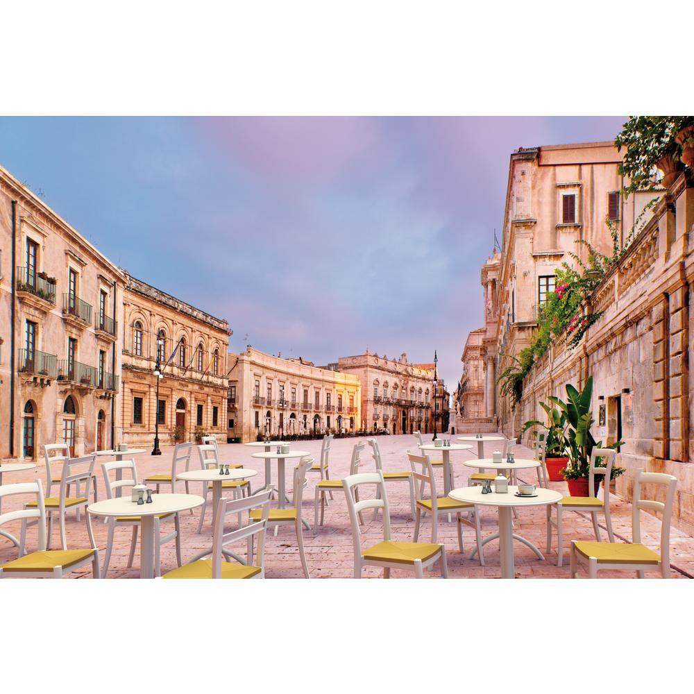 Round Bistro Table, White, Belen Kox. Picture 2