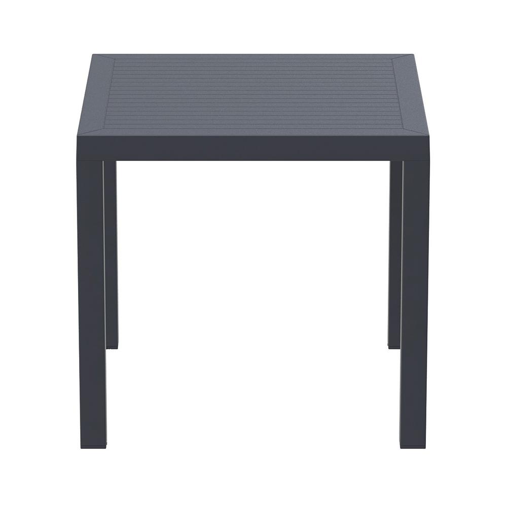 Resin Square Dining Table, Dark Gray, Belen Kox. Picture 2