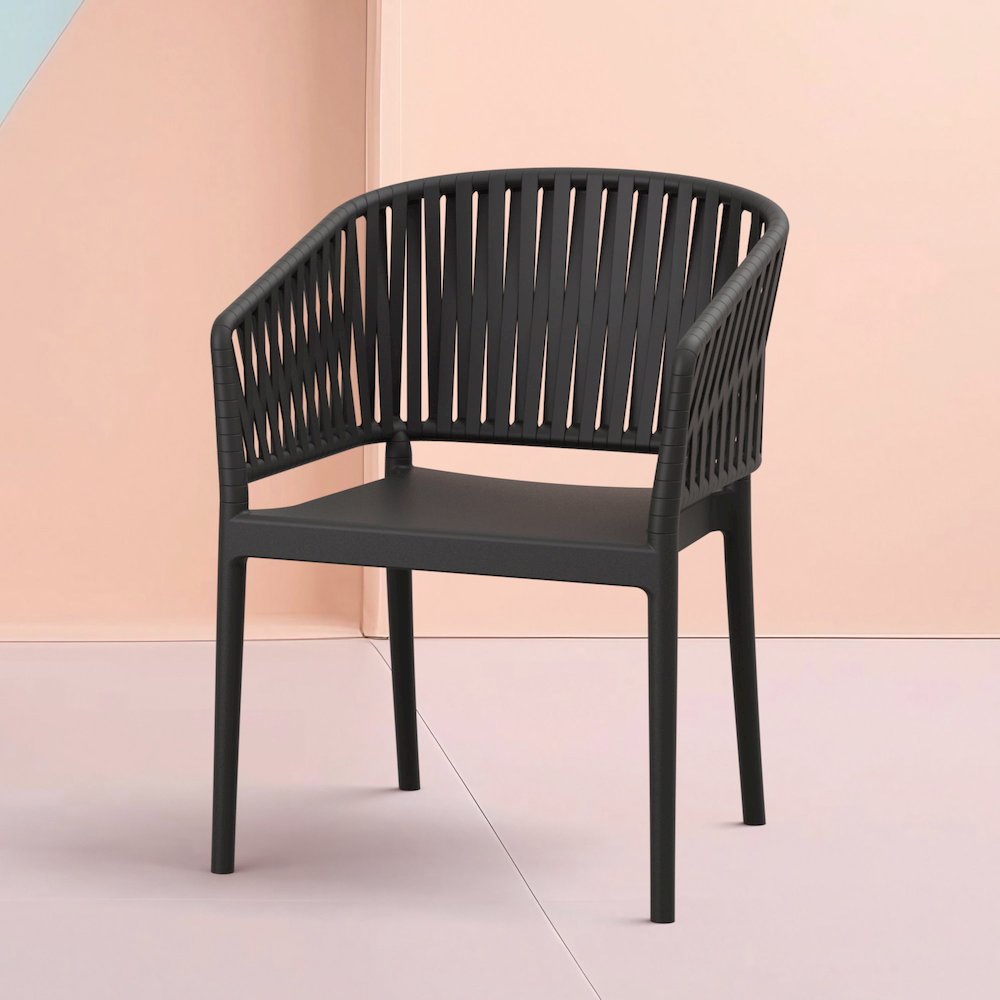 Portofino Armchair Black. Picture 7