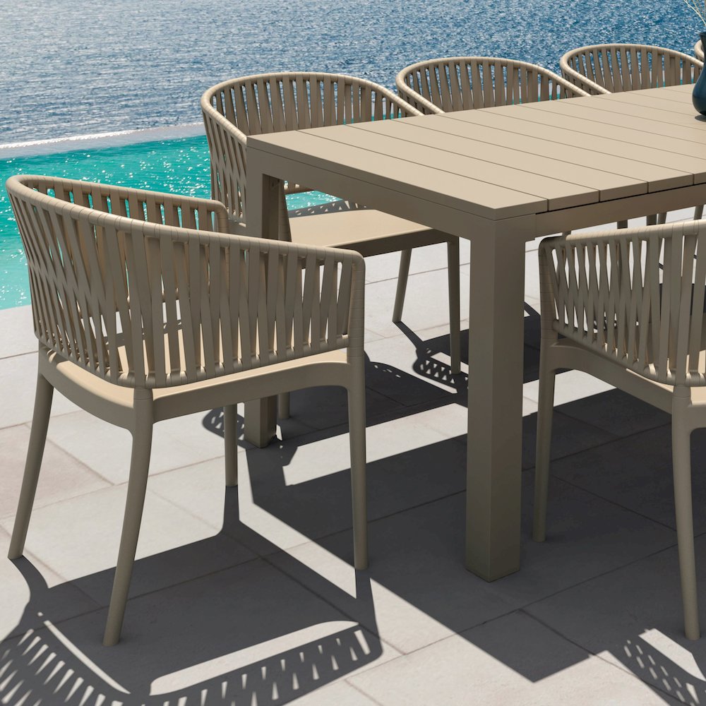 Portofino Armchair Taupe. Picture 8