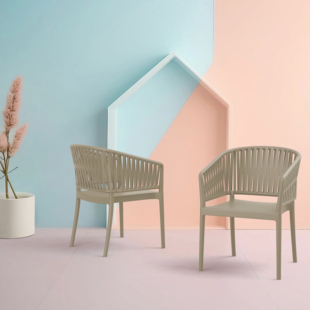 Portofino Armchair Taupe. Picture 6