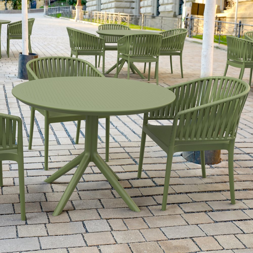 Portofino Armchair Olive Green. Picture 8