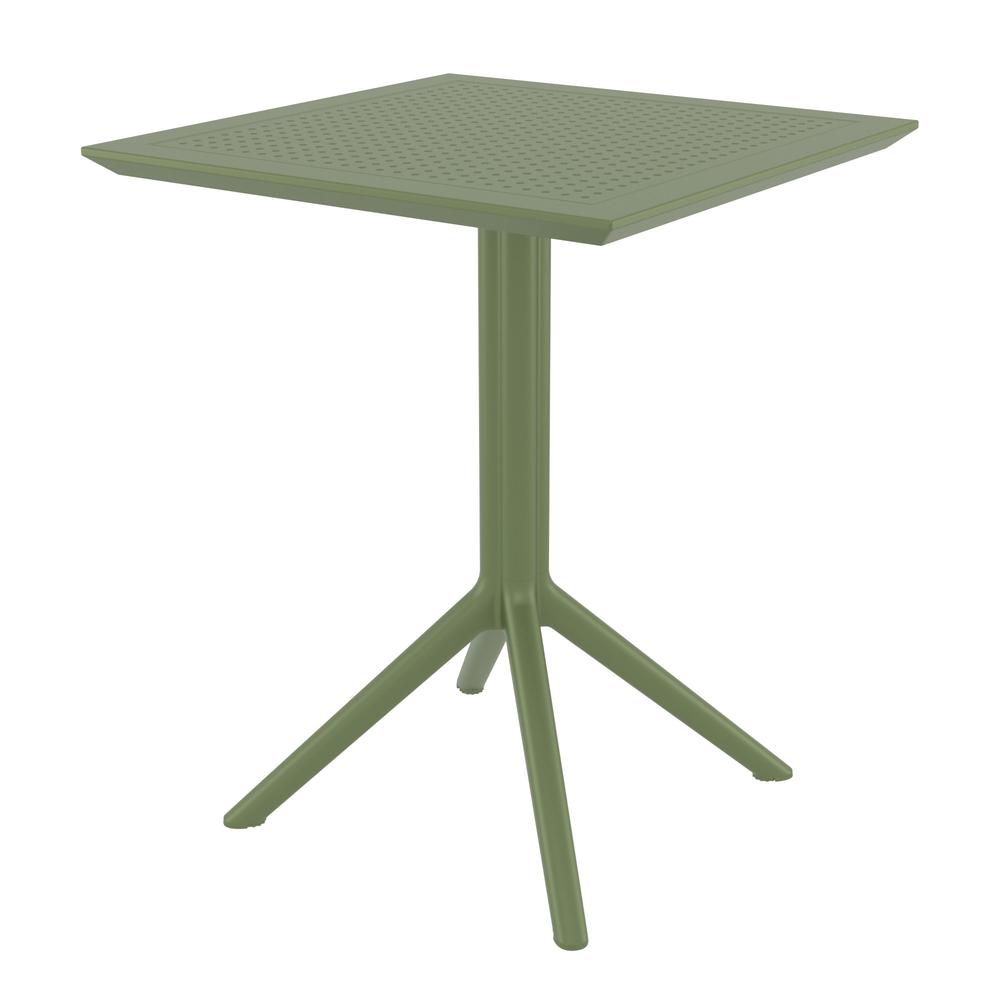 Marie Bistro Set 3 Piece Olive Green. Picture 3