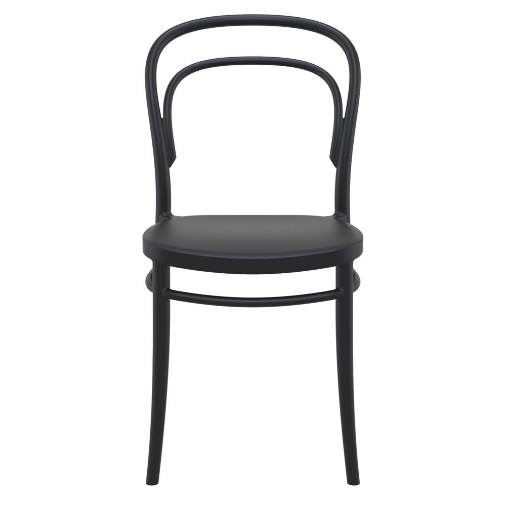 Marie Resin Outdoor Chair Black, Set of 2. Picture 3
