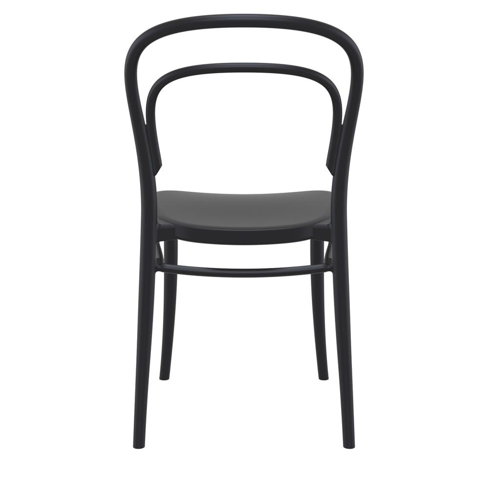 Marie Resin Outdoor Chair Black, Set of 2. Picture 5