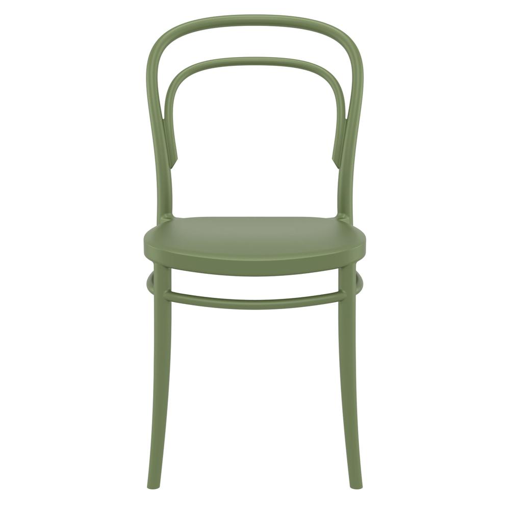 Marie Resin Outdoor Chair Olive Green, Set of 2. Picture 3