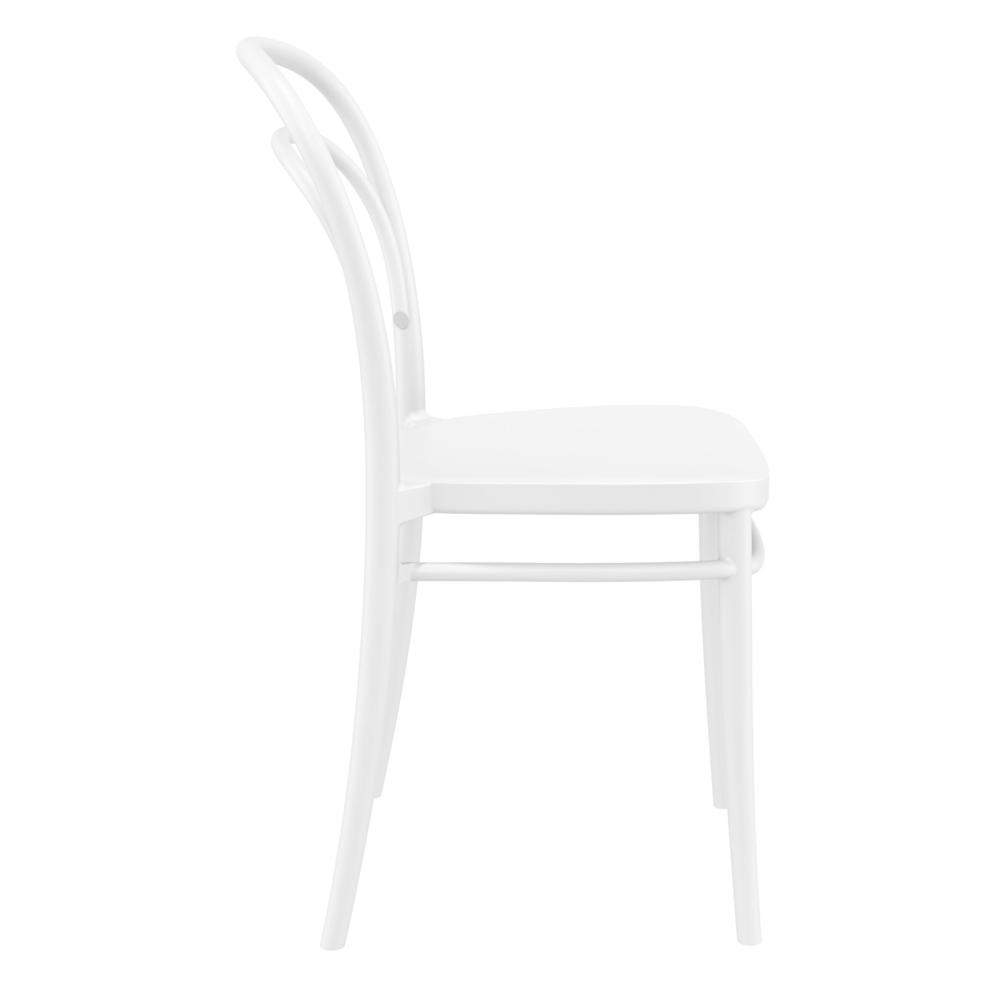 Marie Resin Outdoor Chair White (set of 2). Picture 4