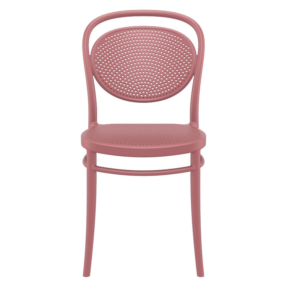 Marcel Resin Outdoor Chair Marsala. Picture 4