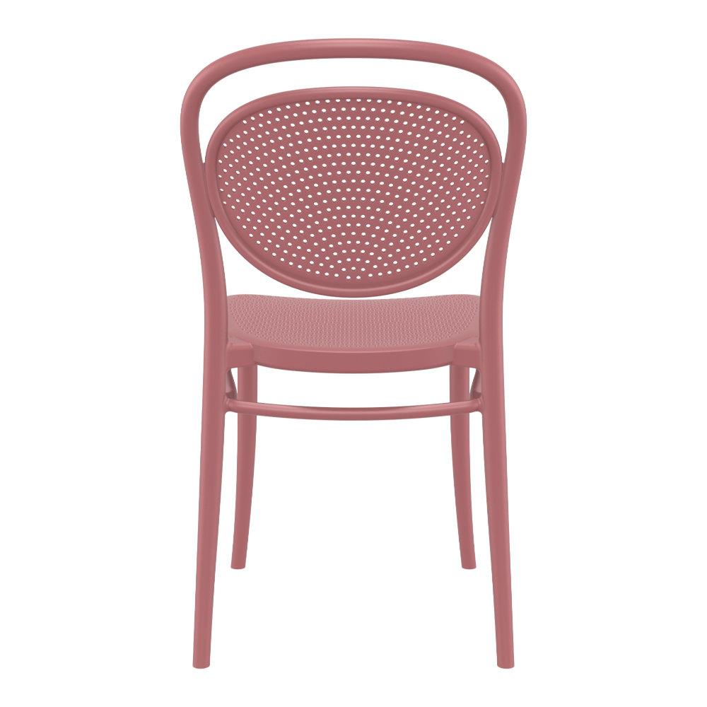 Marcel Resin Outdoor Chair Marsala. Picture 6