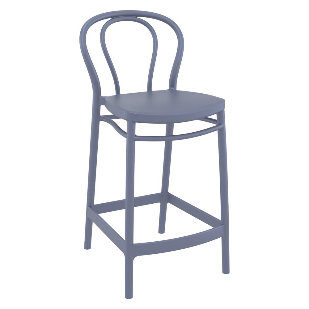 Victor Counter Stool Dark Gray, Set of 2. Picture 1