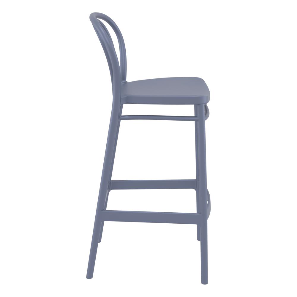 Victor Bar Stool Dark Gray, Set of 2. Picture 4