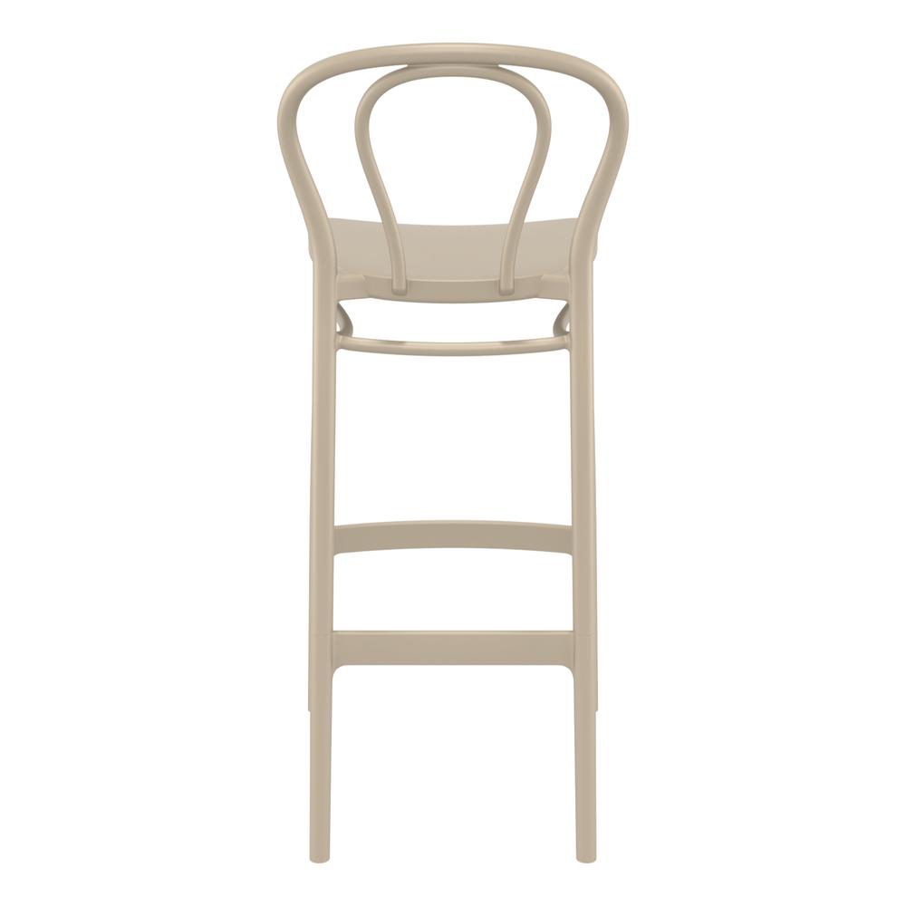 Victor Bar Stool Taupe, Set of 2. Picture 5
