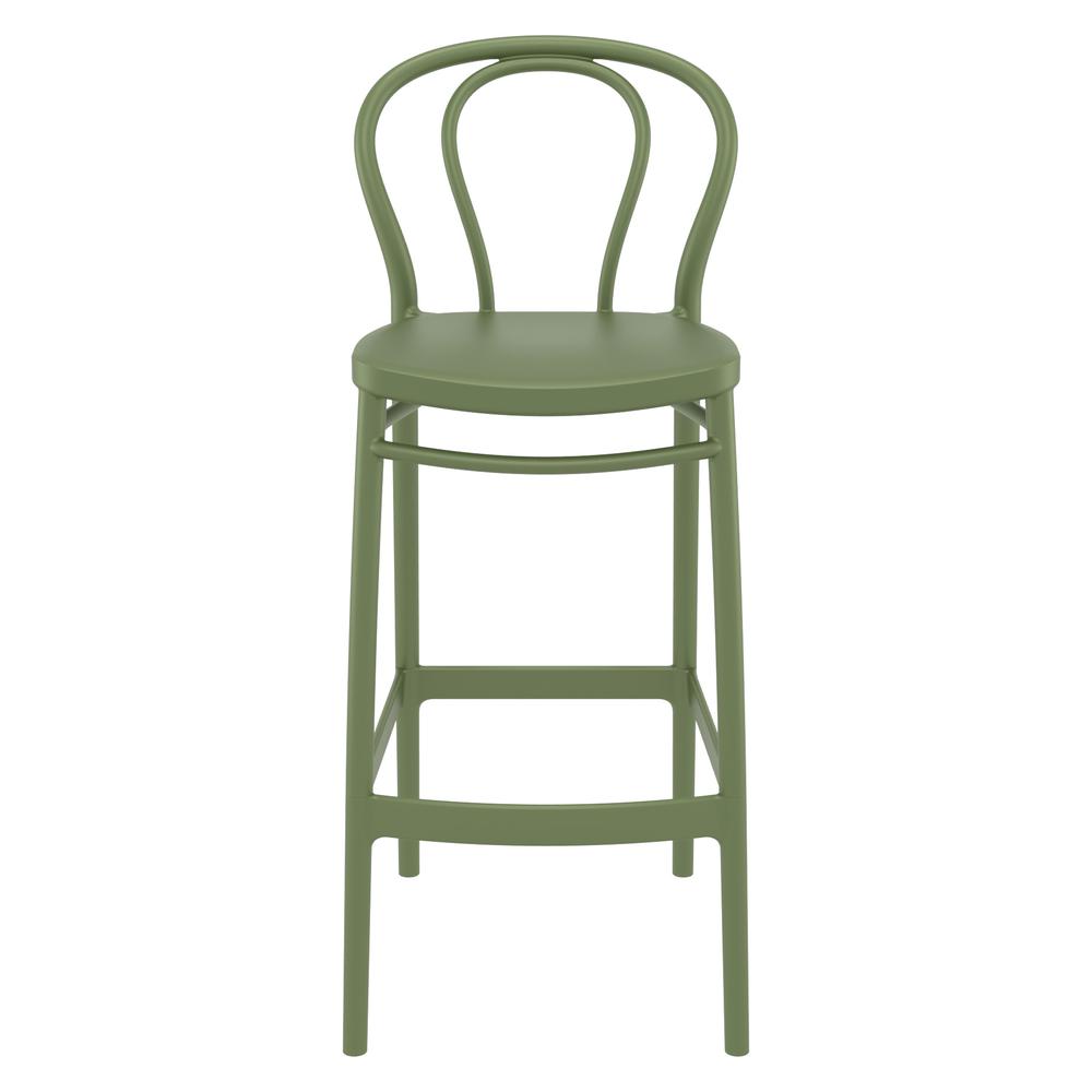 Victor Bar Stool Olive Green, Set of 2. Picture 3