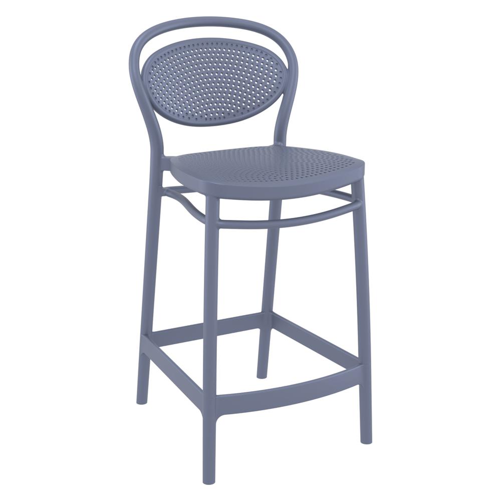 Marcel Counter Stool Dark Gray, Set of 2. Picture 1