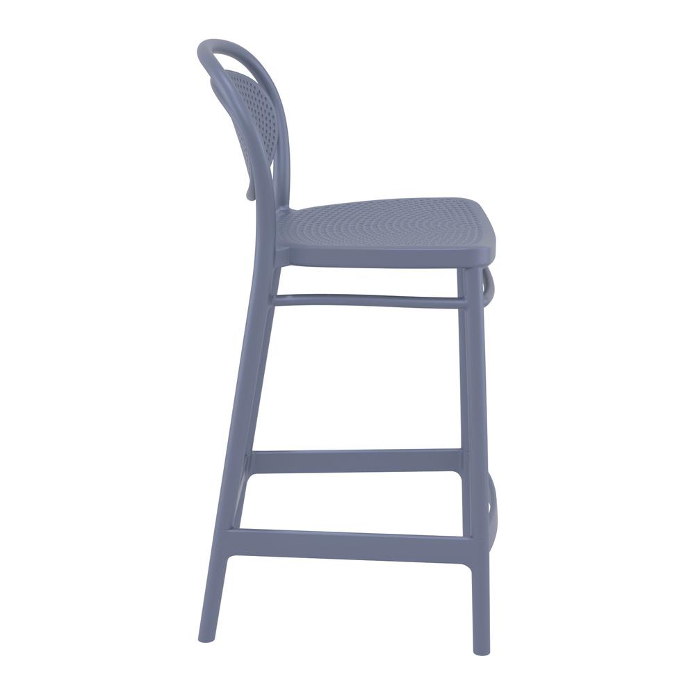 Marcel Counter Stool Dark Gray, Set of 2. Picture 4
