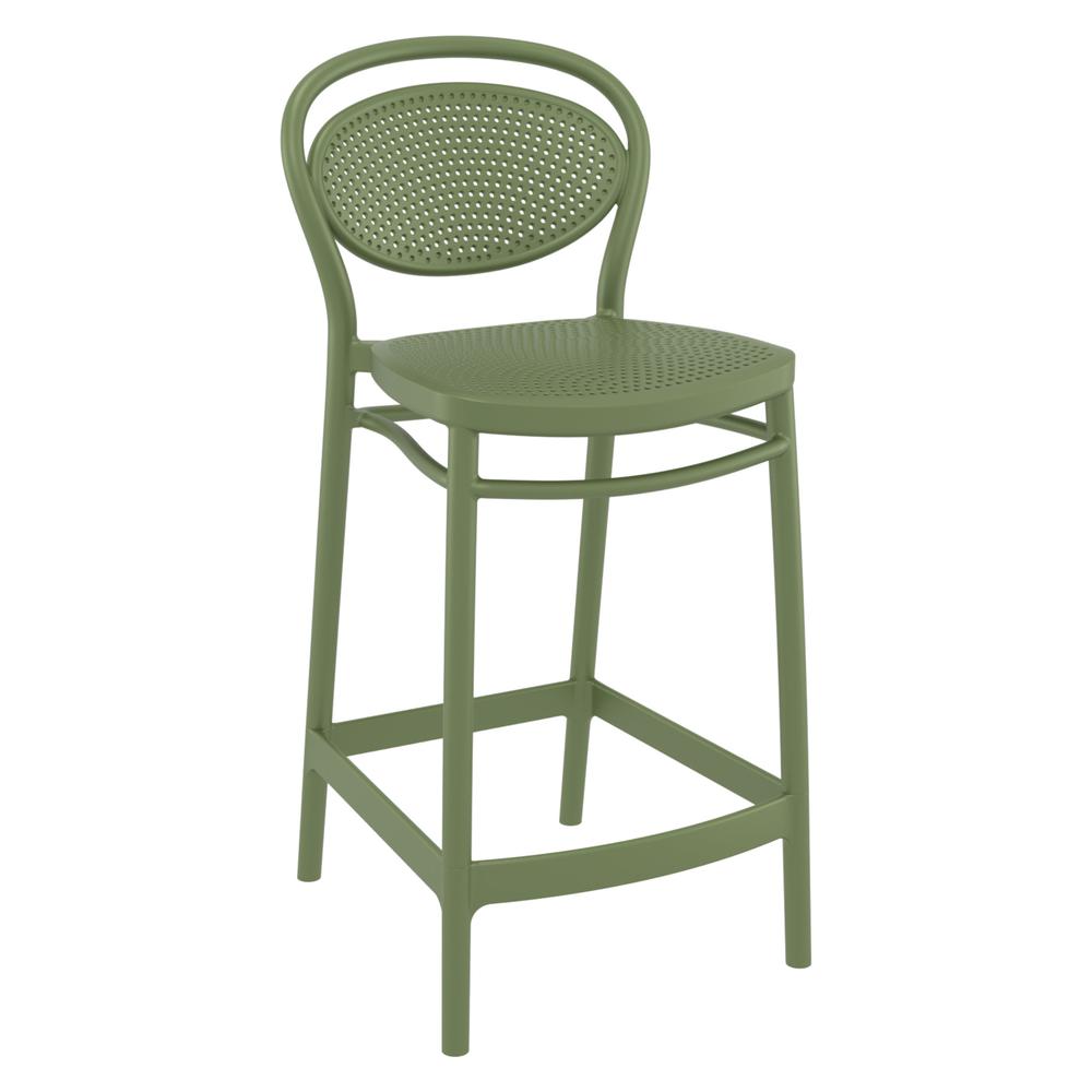Marcel Counter Stool Olive Green, Set of 2. Picture 1