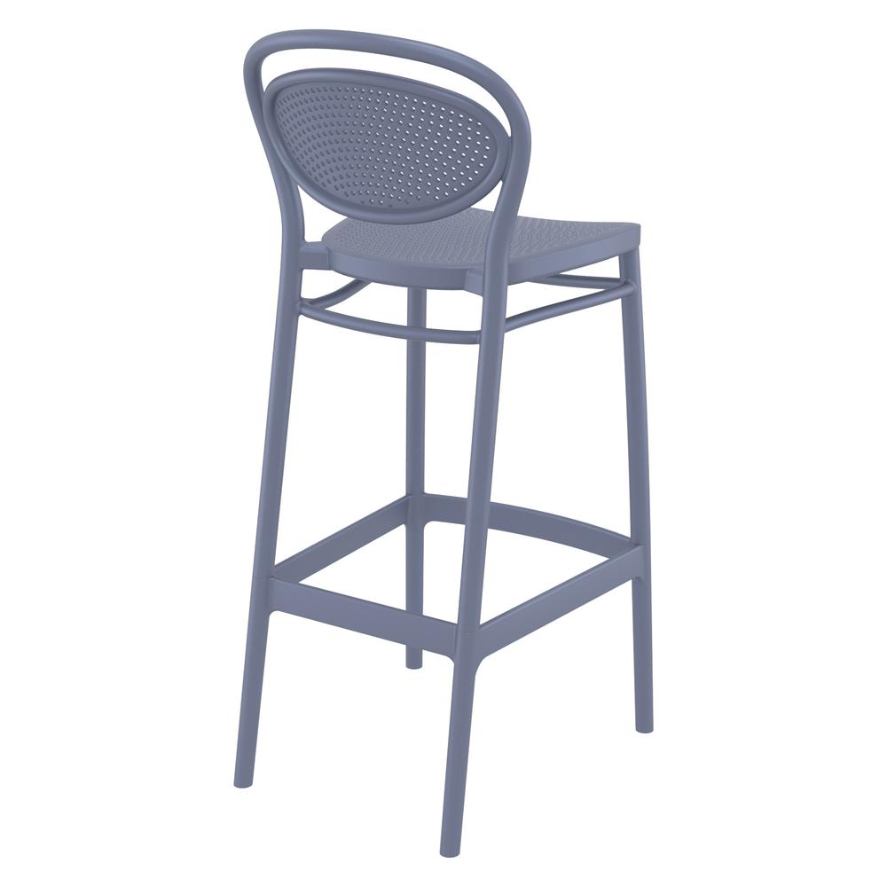 Marcel Bar Stool Dark Gray, Set of 2. Picture 2