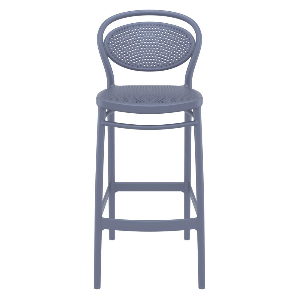 Marcel Bar Stool Dark Gray, Set of 2. Picture 3